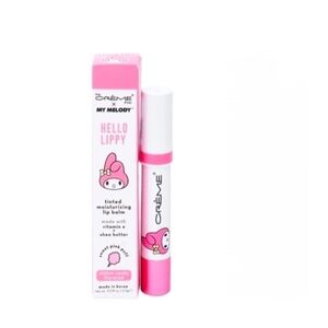 Creme Shop X My Melody Hello Lippy Lip Balm ~ Sweet Pink Puff ~Cotton Candy Flav